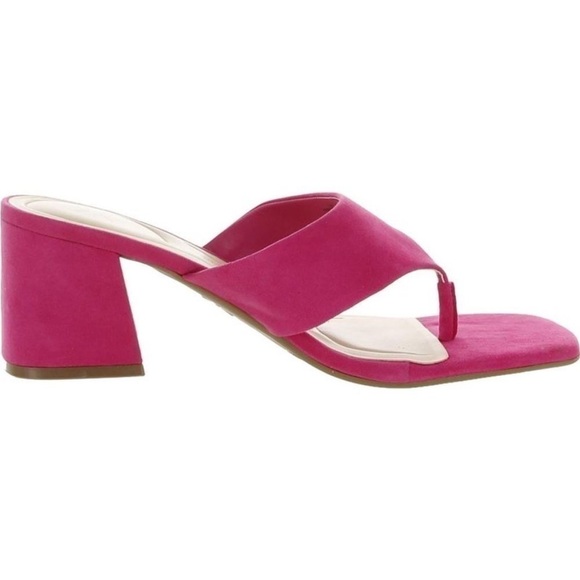 NINE WEST Womens Pink Shock Comfort Breathable Non-Slip Gelina Square Toe Block - Picture 12 of 12